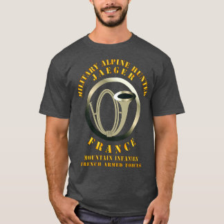 T-shirt France Chasseur militaire alpin