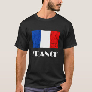T-shirt France Drapeau Français Drapeau Français Racines F