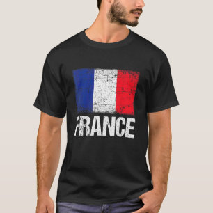 T-shirt France Drapeau Hommes Femmes Enfant Patriotique