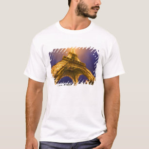 T-shirt France, Paris. Vue depuis la base d'Eiffel