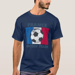 T-shirt France Soccer Team Flag 2022 Supporter French