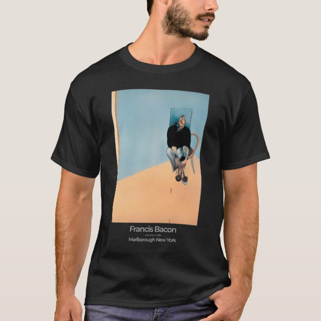 T-shirt Francis Bacon Exposition Poster d'art 1984 - Étude (Devant)