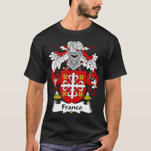 T-shirt Franco Manteau d'armoiries Famille Crest 