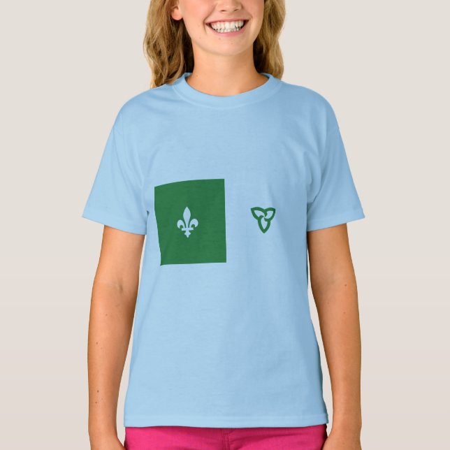 T-shirt Franco Ontarian, Canada (Devant)