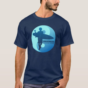 T-shirt Francs-tireurs - demi de Moon Bay (bleu)
