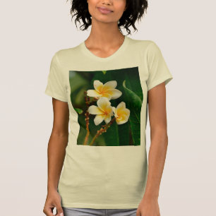 T-shirt Frangipani jaune