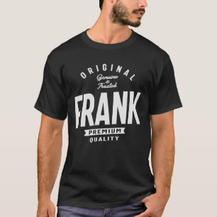 T-shirt Frank authentique et nom de confiance Frank