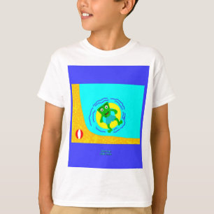T-shirt FrankenCheese Summer Boys White Basic T Shirt