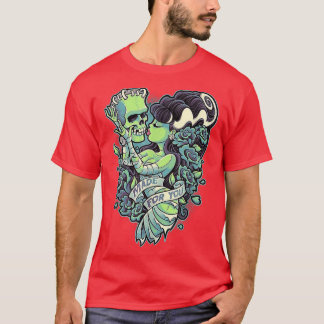 T-shirt Frankenstein Et Mariée Fabriquées Pour Vous