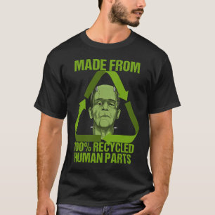 T-shirt Frankenstein Fabriqué À Partir De 100 Pièces Humai