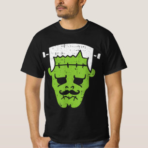 T-shirt Frankenstein Lazy Halloween Costume Horreur Movie 