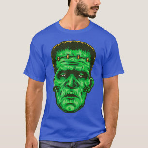 T-shirt Frankenstein visage zombie cadeau pour costume amo