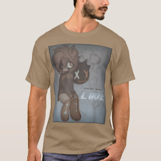 T-shirt Frankie Furry Rouge Panda Fée Grunge esthétique