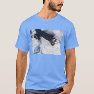 T-shirt Franz Josef Glacier Vue aérienne, Nouvelle-Zélande