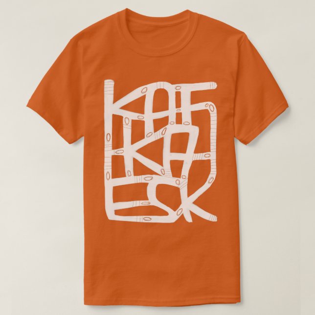 T-shirt Franz Kafka kafkaesk 1 (Design devant)