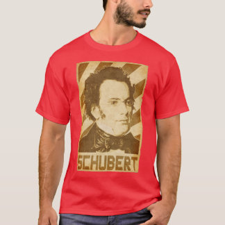 T-shirt Franz Schubert Propagande Rétro