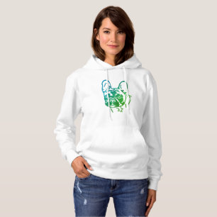 T Shirt französische Bulldogge Kopf French Bulldog