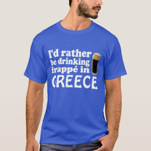 T-shirt Frappé en Grèce
