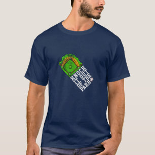 T-shirt Frappe-le hors du parc  terrain de baseball