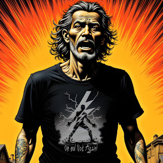 T-shirt Frappé par la foudre