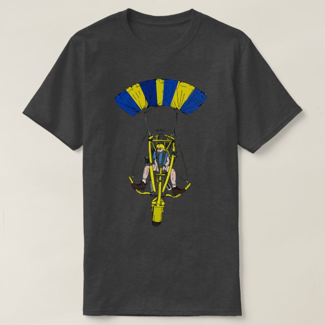 T-shirt Frappe paramotor PowrachutePegasus (Design devant)