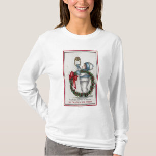 T-shirt Frappement de guirlande de participation de