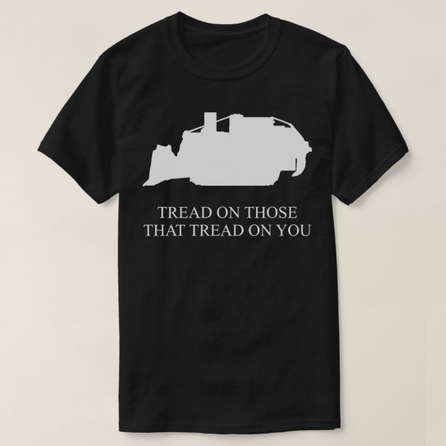 T-shirt Frapper Ceux Qui Tournent Sur Vous Tuez (Design devant)