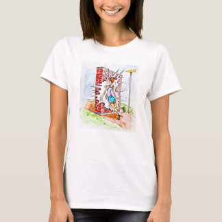 T-shirt Frapper le fonctionnement de mur