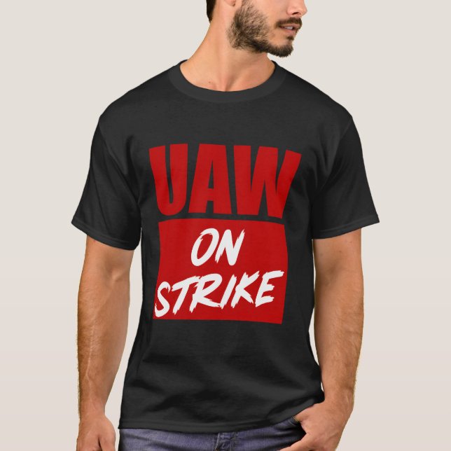 T-shirt Frapper Les Travailleurs De La Masse Strike Walkou (Devant)