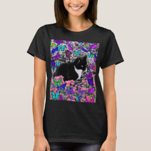 T-shirt Frapules dans Butterflies II - Tuxedo Cat