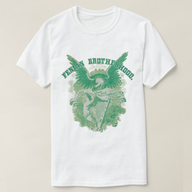 T-shirt Fraternité fénienne - Amour mutuel - Irlande - (Design devant)