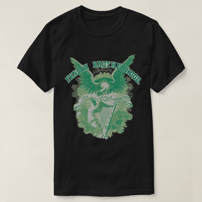 T-shirt Fraternité fénienne - Amour mutuel - Irlande - (Design devant)