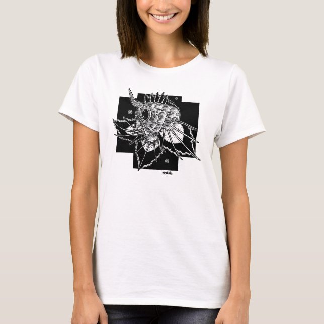 T-Shirt Frau Abyssal Fish (Vorderseite)