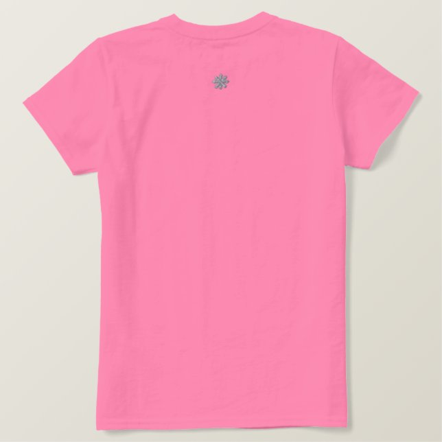 T SHIRT FRAUEN EMBROIDERIERT ART&DESIGN (Design Rückseite)