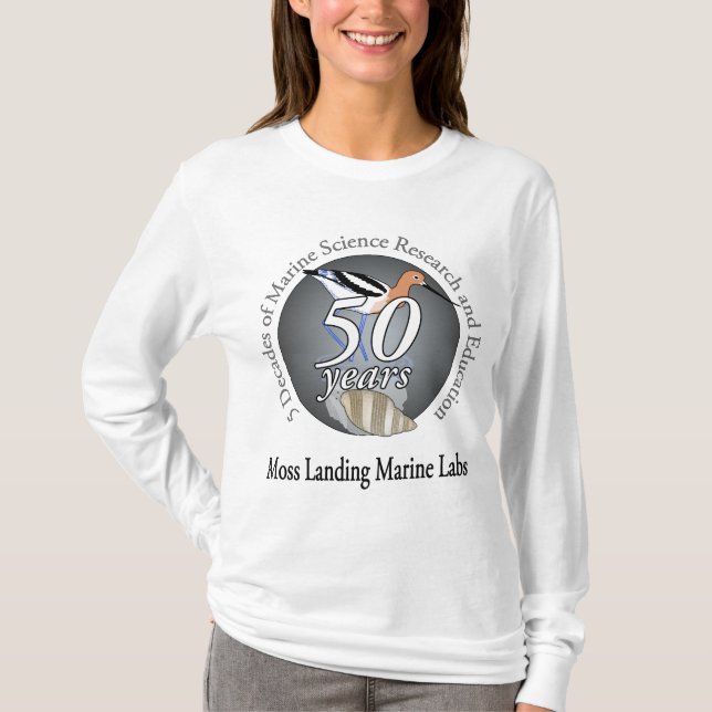 T - Shirt (Frauen): Lang-Hülse, Vogel/wandeln um (Vorderseite)
