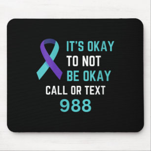 T-Shirt Frauen-Suizidprävention 988 Hotline 988 Su Mousepad