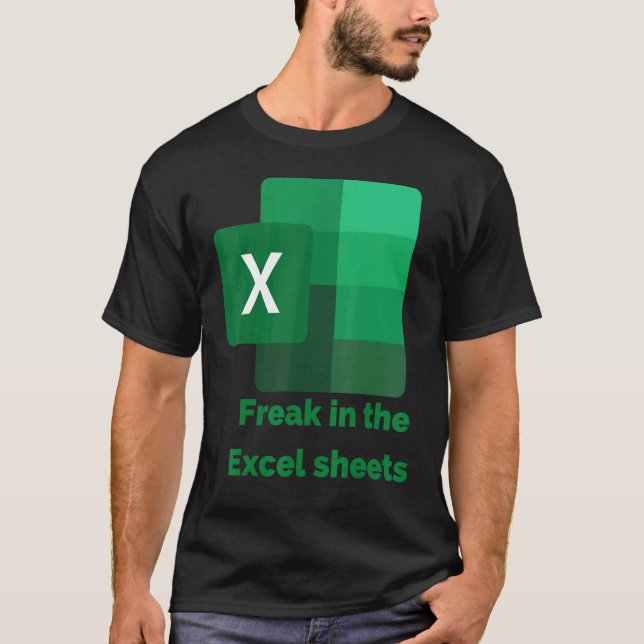 T-shirt Freak Dans Les Feuilles Excel 2 (Devant)