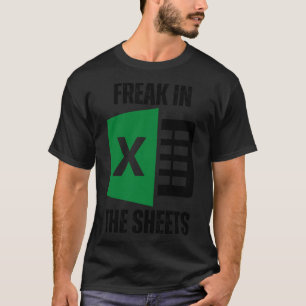 T-shirt Freak Dans Les Feuilles Excel Feuille De Calcul Dr