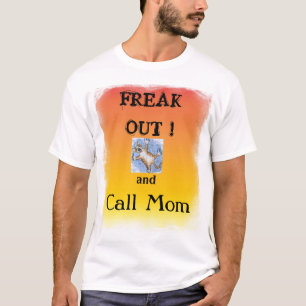 T-shirt Freak et appelez la chemise de maman