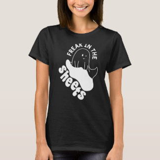 T-shirt Freak In The Sheets Ghost Halloween Costum