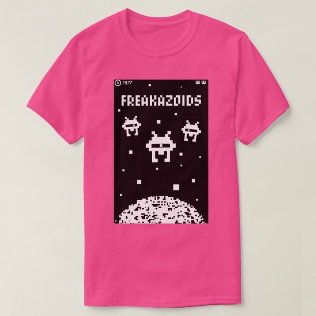 T-shirt FREAKAZOIDS Arcade jeu (Design devant)