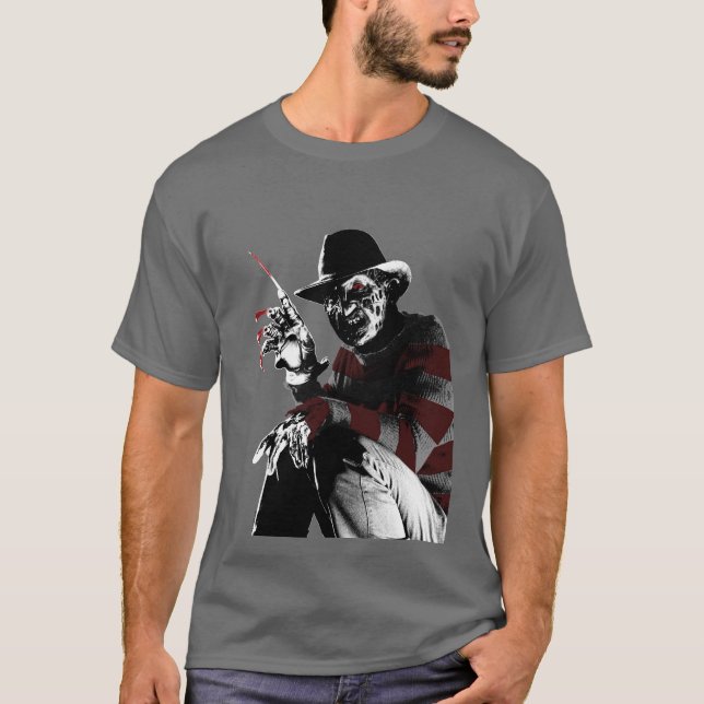 T-shirt Freddy contre Jason | Freddy Seeing Red (Devant)