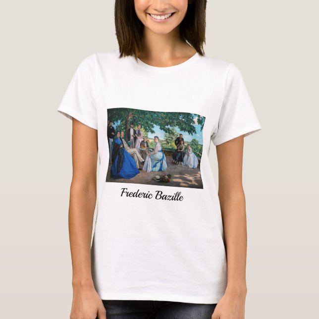 T-shirt Frédéric Bazille - La Réunion Familiale (Devant)
