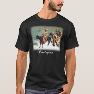 T-shirt Frederic Remington - retour de la partie de guerre