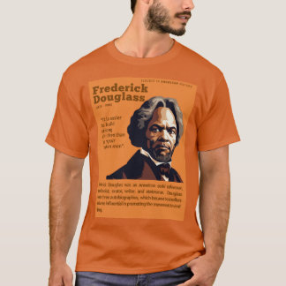 T-shirt Frederick Douglas - Chiffres de l'histoire américa