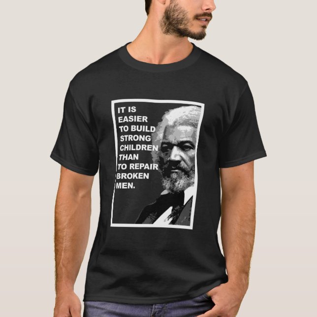 T-shirt FREDERICK DOUGLASS - Enfants forts (Devant)