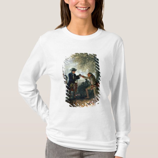 T-shirt Frederick le grand avec Zieten au camp (Devant)
