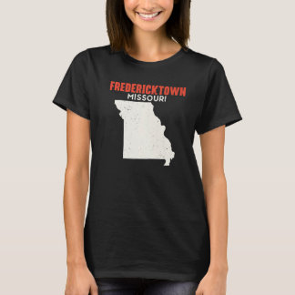 T-shirt Fredericktown Missouri USA State America Travel Mi