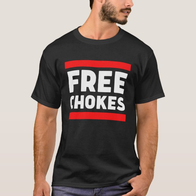 T-shirt Free Chokes  MMA Jiu Jitsu and Judo Fighter (Devant)