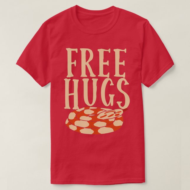 T-shirt Free Hugs Boa Constrictor (Design devant)